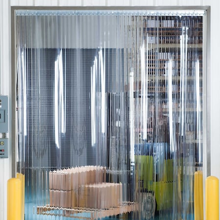 Aleco Clear-Flex II Scratch-Guard Strip Door Kit 10' x 12', 12" x .216 444895